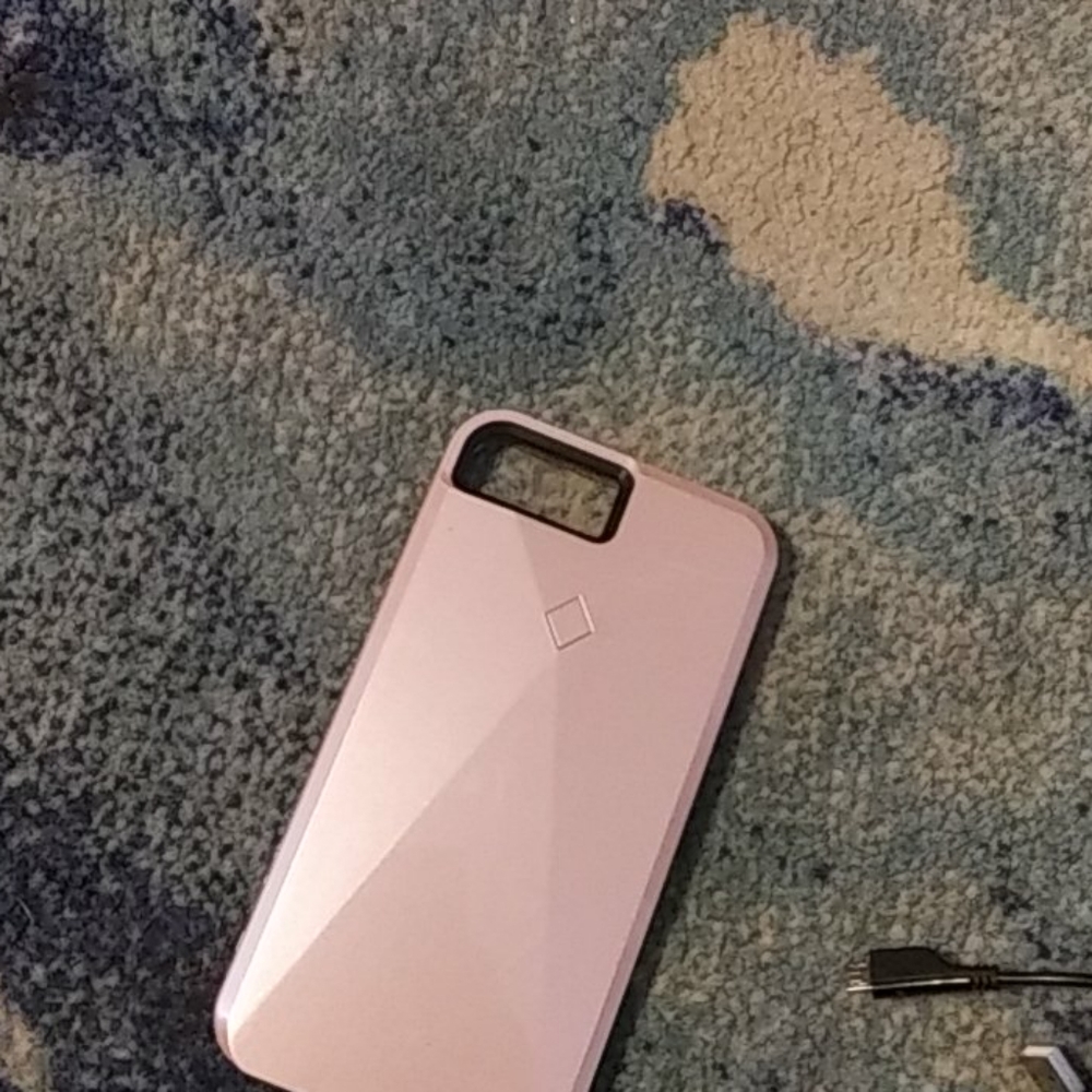 Selfie light up case usb charging cable included